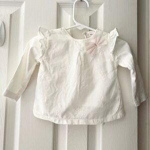 Zara|baby girl/ Long Sleeve T Shirt/Blouse- Size 6-9 months